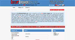 Desktop Screenshot of circuitbreakerdealers.com