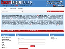 Tablet Screenshot of circuitbreakerdealers.com